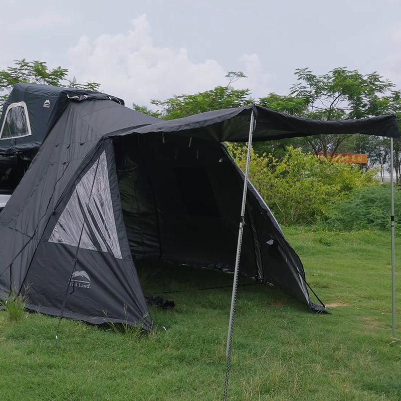 Wild Land Nomad annex uppställt under ett Voyager Pro-taktält